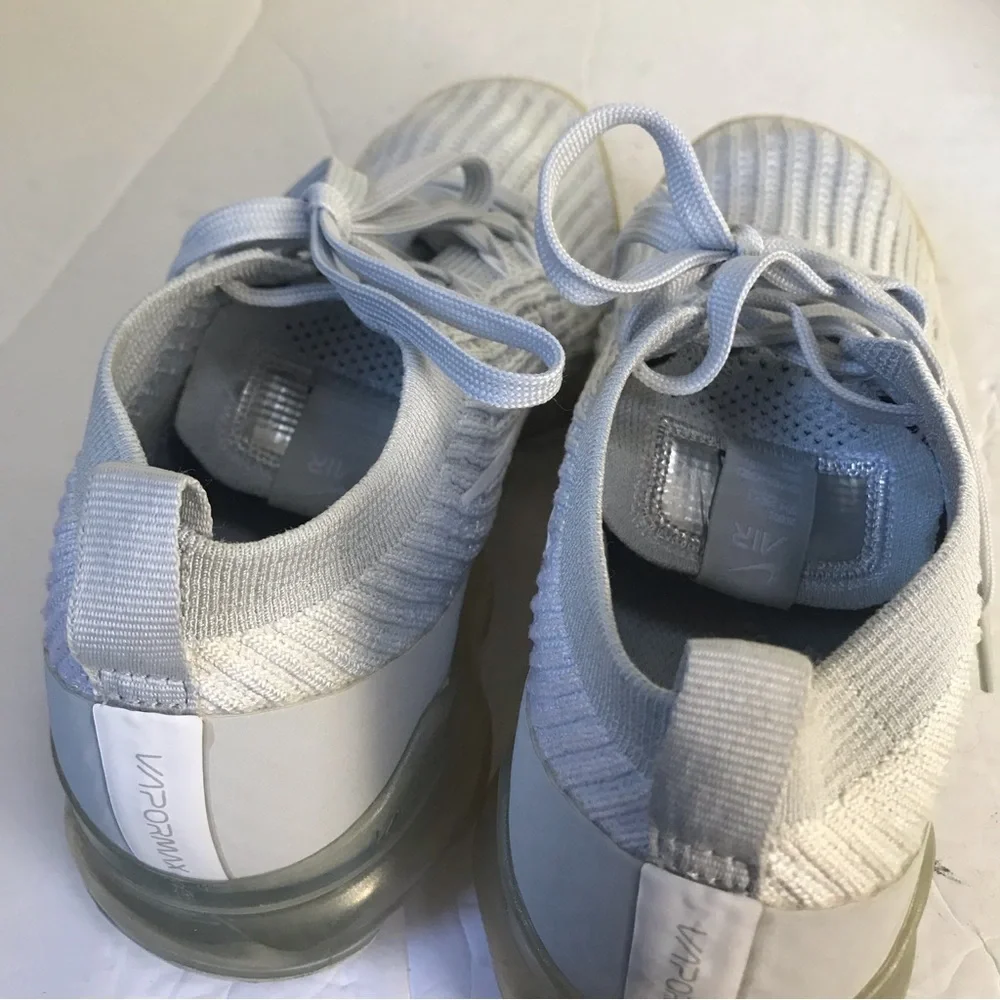 Nike Air VaporMax Flyknit 3 Pure Platinum Sneakers Running Shoes Lightweight W - Picture 15 of 16